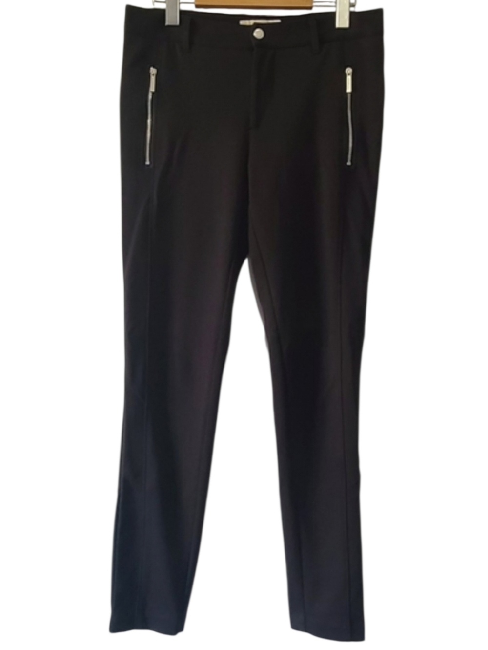 Michael Kors Black Ankle Pants Size 6 Cropped Slim Career Workwear Officewear